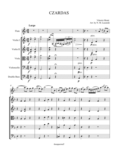 Czardas (arr. Nick Lacanski)