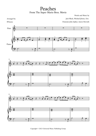 Peaches (arr. BTmusic)