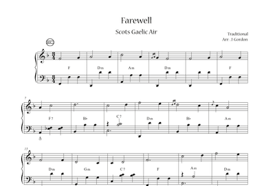 Farewell (arr. Julia Gordon)