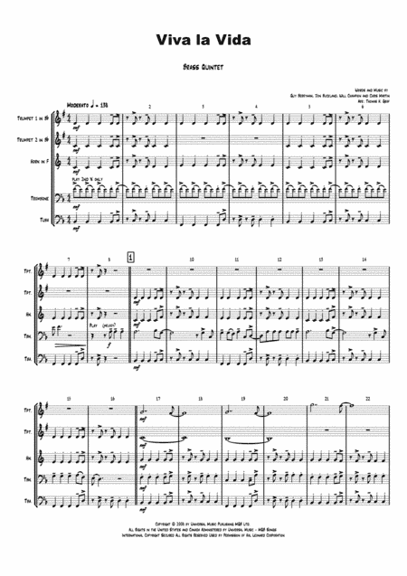 Viva La Vida (arr. Thomas H. Graf)