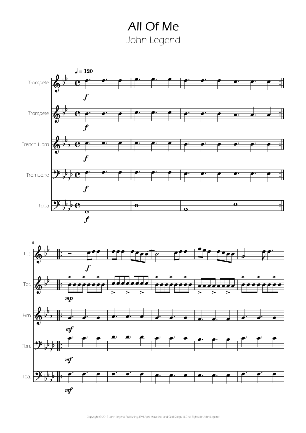 All Of Me (arr. Ygor Nunes)