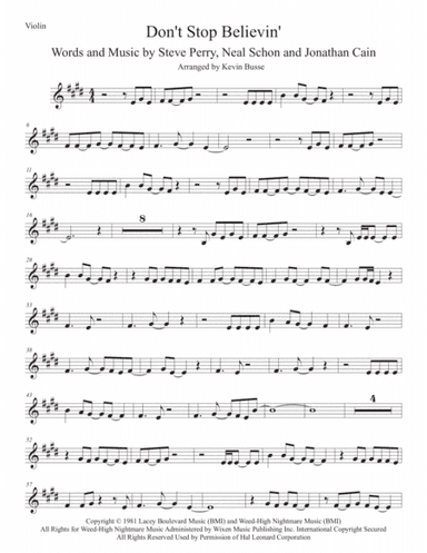 Don't Stop Believin' (arr. Kevin Busse)
