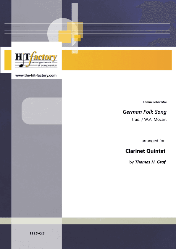 Komm lieber Mai - German Folk Song - Clarinet Quintet (arr. Thomas Graf)