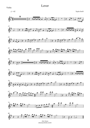 Lover (arr. Alex Souza)