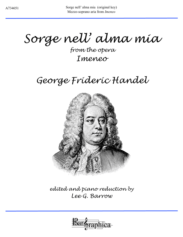 Sorge nell’alma mia (arr. (Editor) Lee G. Barrow)