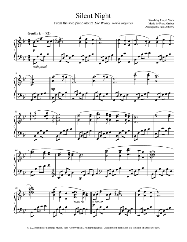 Silent Night (arr. Pam Asberry)