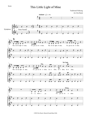 This Little Light of Mine (arr. Eric Ruyle)