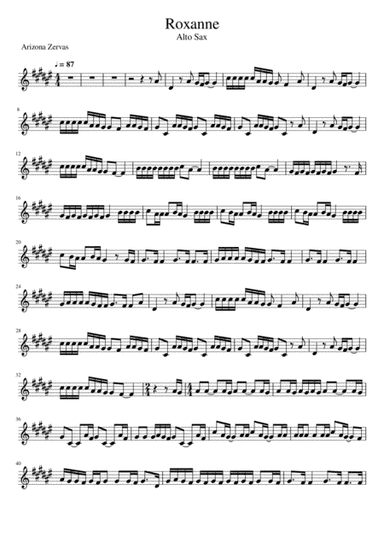 Roxanne (arr. Sean M.)