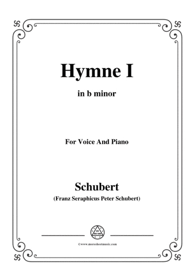 Schubert-Hymne(Hymn I),D.659,in b minor,for Voice&Piano (arr. MSM)