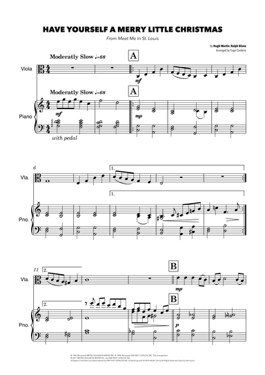 Have Yourself A Merry Little Christmas (arr. Tiago Cordeiro)