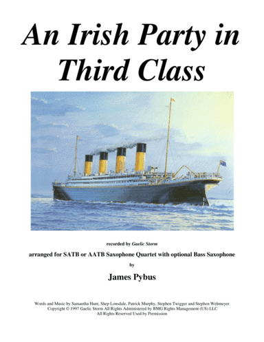 An Irish Party In Third Class (arr. James Pybus)