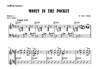 Money In The Pocket (arr. Malte Rogacki)