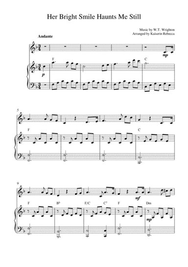 Her Bright Smile Haunts Me Still (arr. Kaiserin Rebecca)