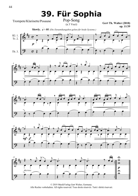 For Sophia (from Brass Pop Romanticists)