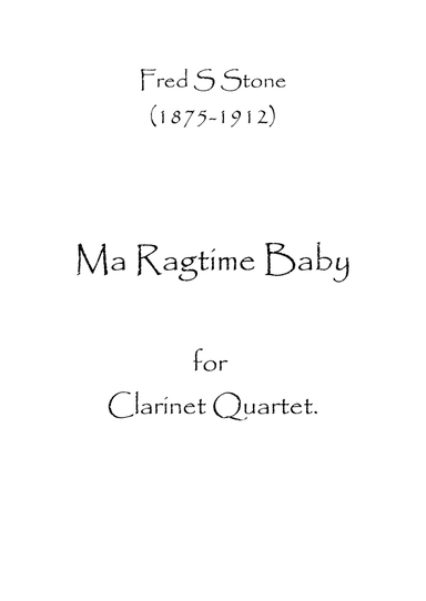 Ma Ragtime Baby (arr. Spence Bundy)