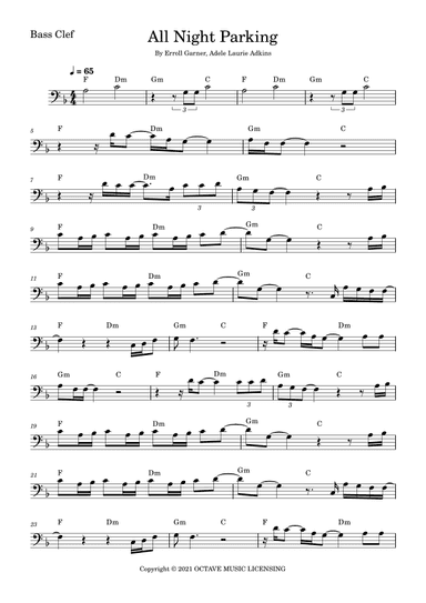 All Night Parking (with Erroll Garner) Interlude (arr. Fabio Eduardo de Oliveira)