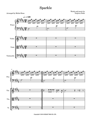Sparkle (arr. Harmonistas)
