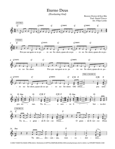 Everlasting God (arr. Filipe Leitão)