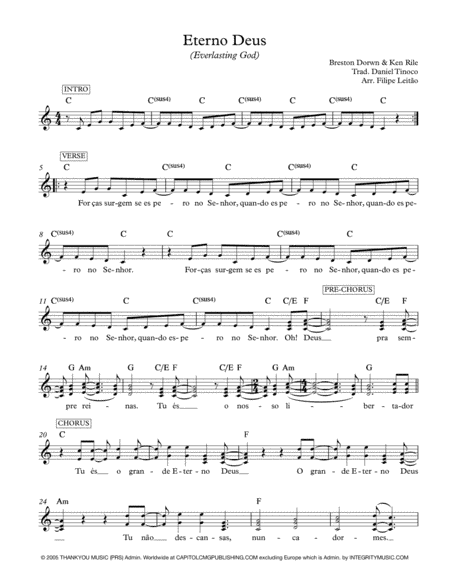 Everlasting God (arr. Filipe Leitão)