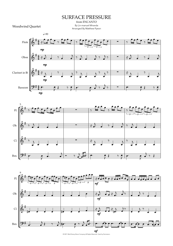 Surface Pressure (arr. Matthew pyeon)