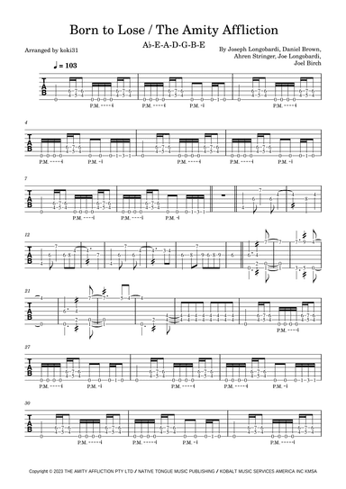 Born To Lose (arr. koki31)
