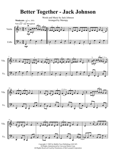 Better Together (arr. Marmpy)
