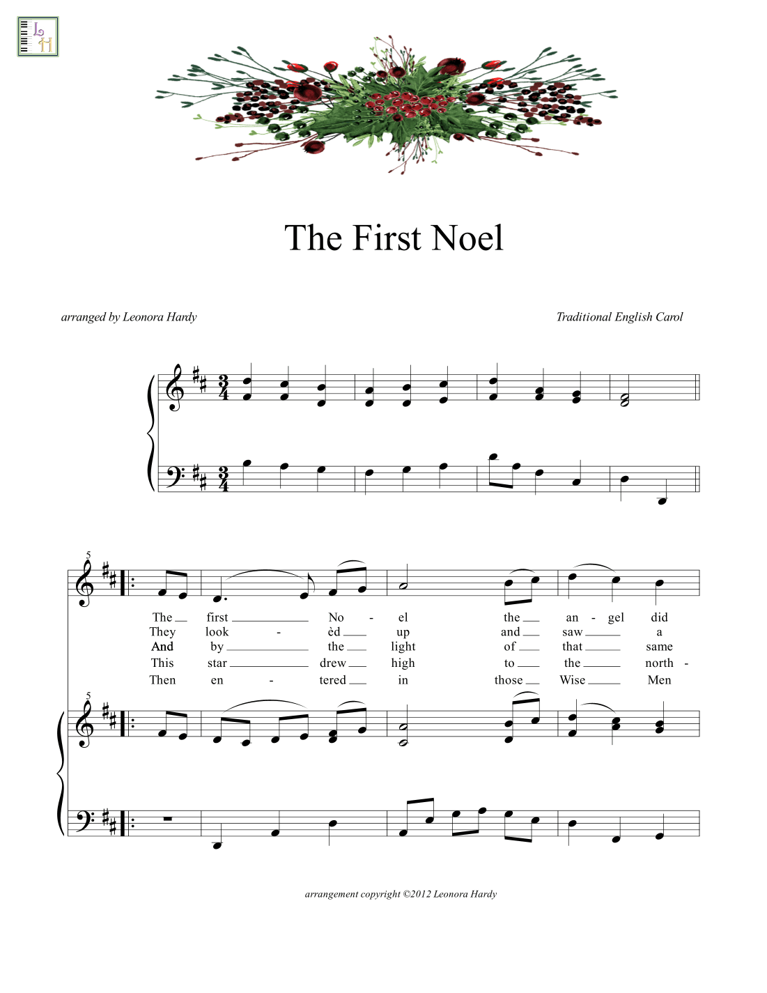 The First Noel (arr. Leonora Hardy)