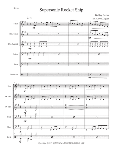 Supersonic Rocket Ship (arr. Aaron Ziegler)
