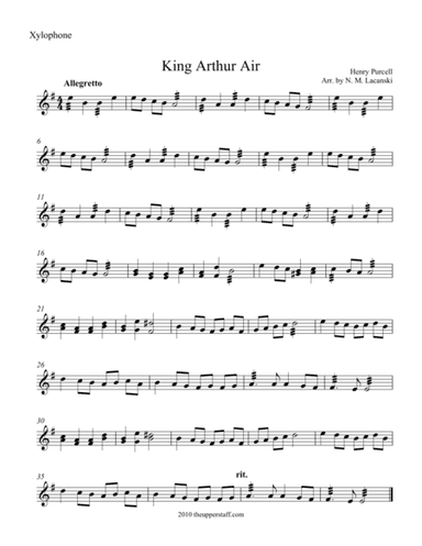 King Arthur Air (arr. Nick Lacanski)