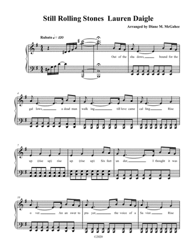 Still Rolling Stones (arr. Diane M. McGahee)