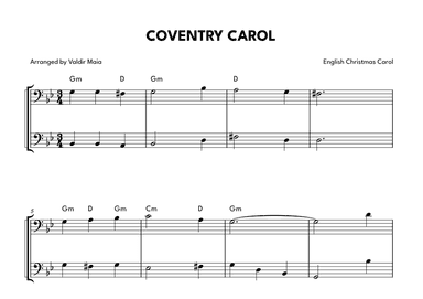 Coventry Carol - Bassoon Duet (arr. Valdir Maia)
