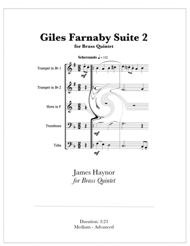 Giles Farnaby Suite 2 for Brass Quintet (arr. James Haynor)