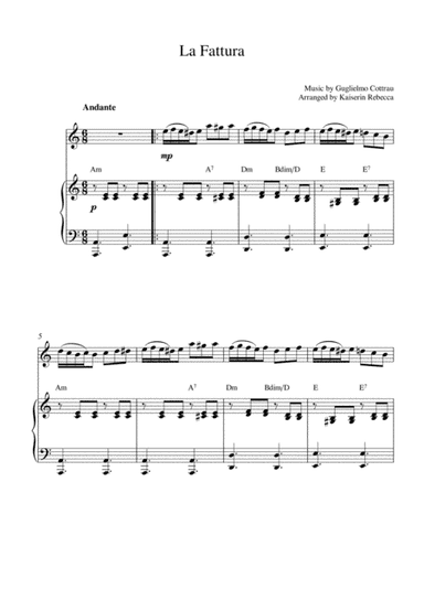 La Fattura (arr. Kaiserin Rebecca)