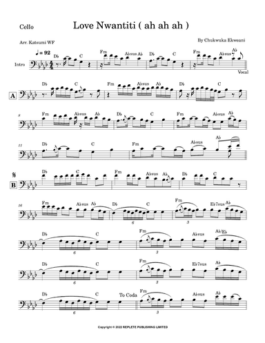 Love Nwantiti (ah Ah Ah) (arr. Katsumi WF)