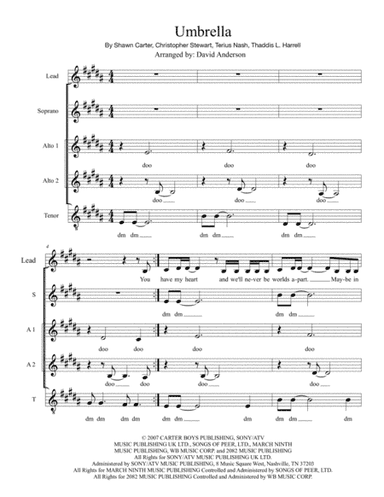 Umbrella (arr. Ghoti)
