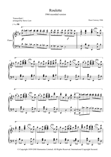 Roulette (arr. Steve Law)