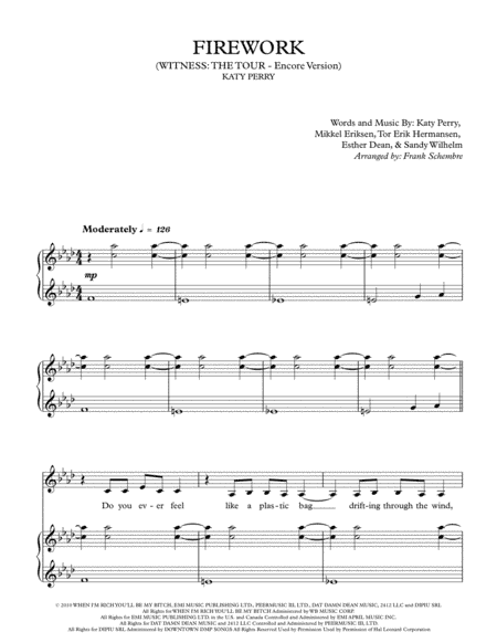 Firework (arr. Frank Schembre)