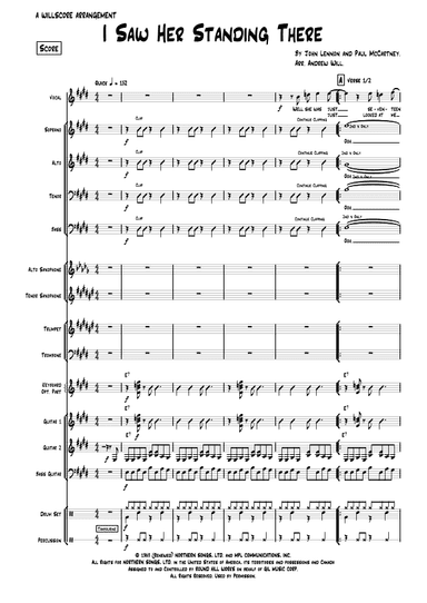 I Saw Her Standing There (arr. Andrew Will)