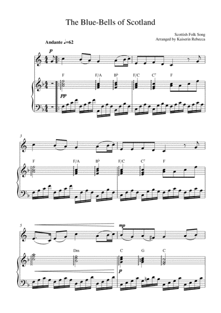 The Blue-Bells of Scotland (arr. Kaiserin Rebecca)