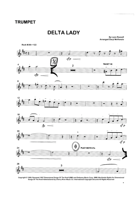 Delta Lady (arr. Daryl McKenzie)