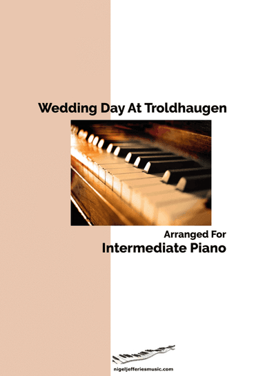Wedding Day At Troldhaugen arranged for intermediate piano (arr. Nigel Jefferies)