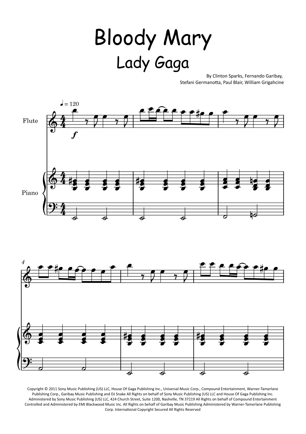 Bloody Mary (arr. Glauco Fernandes)
