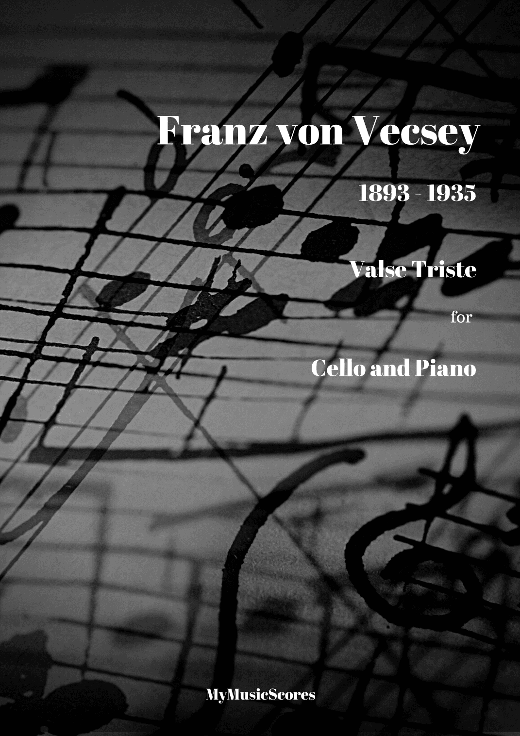 Vecsey Valse Triste for Cello and Piano (arr. Paul Wood)