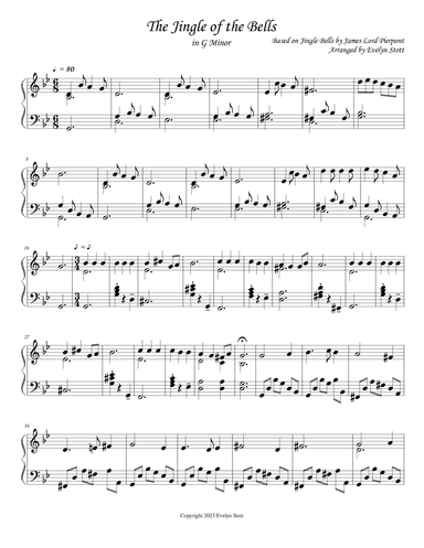 The Jingle of the Bells (arr. Evelyn Stott)