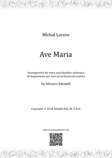 Ave Maria (arr. Silvestro Sabatelli)