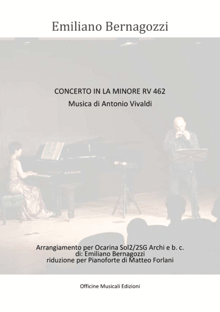A. Vivaldi Concerto in La minore KV 462 riduzione per  Ocarina e pianoforte (arr. Emiliano Bernagozzi)