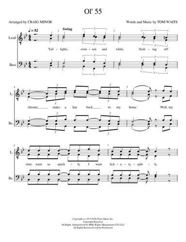 Ol' 55 (arr. Craig Minor)