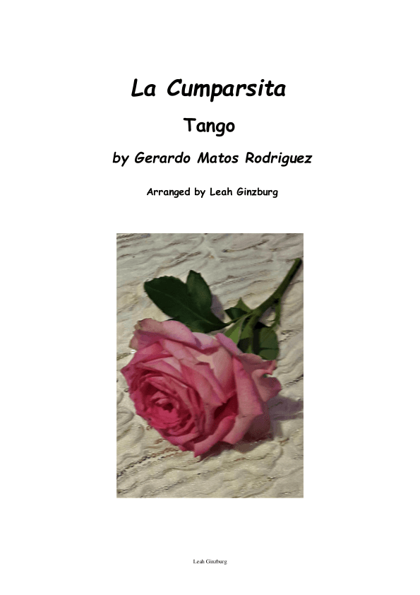 La Cumparsita (arr. Leah Ginzburg)