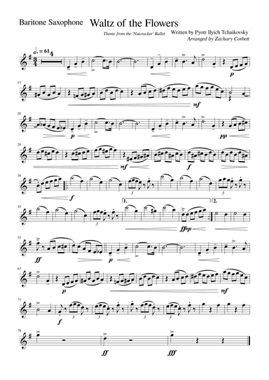 Waltz of the Flowers (arr. Zachary Corbett)