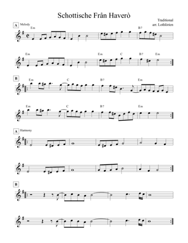 Schottische Fran Havero (arr. Nicole Leonard, Chris Lloyd)